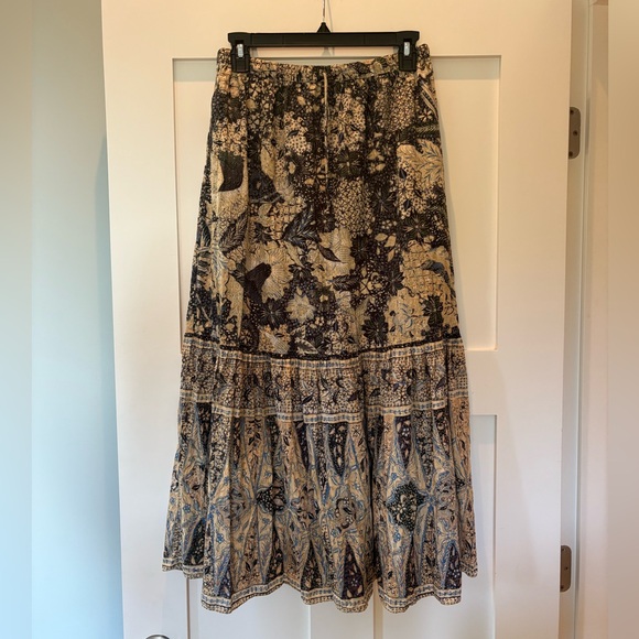 Ulla Johnson Olina Printed Midi Skirt size 4 - Picture 6 of 11